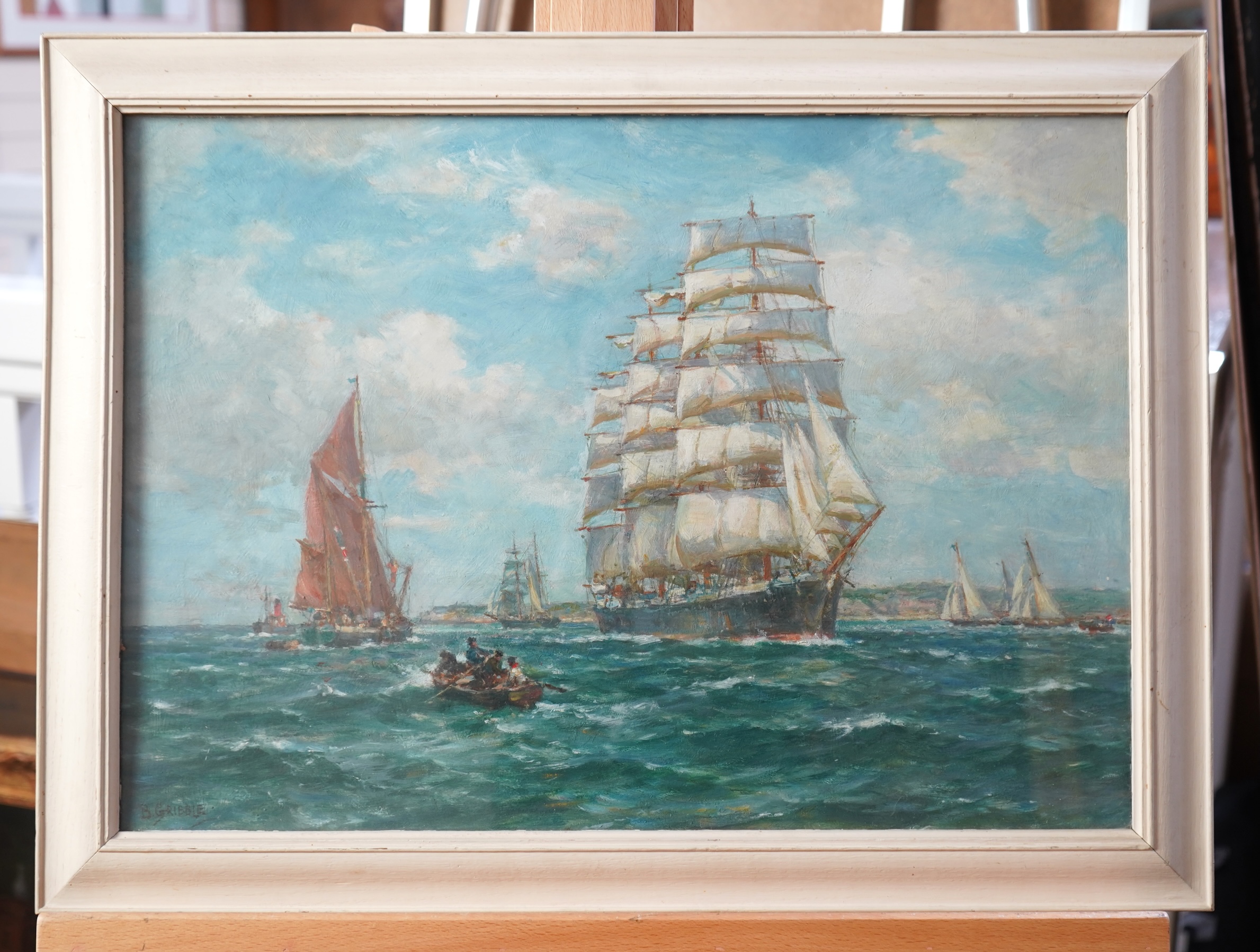 Bernard Finegan Gribble, 1872-1962, Shipping off the Coast